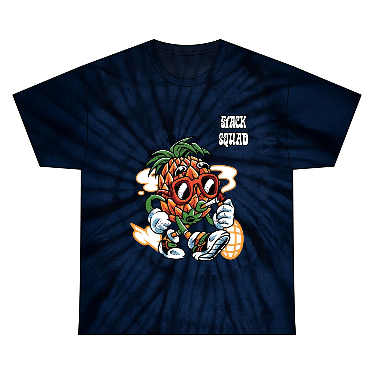 Stack Squad Pinapple Tie-Dye T-Shirt