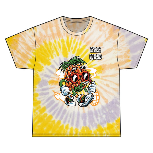 Stack Squad Pinapple Tie-Dye T-Shirt